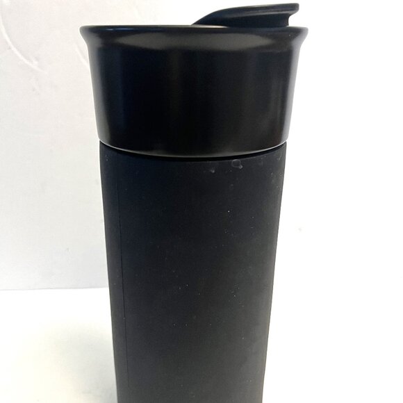 Ello 16oz Ceramic Tumbler Coffee Travel Mug Insulated Rubberize Exterior Black - Picture 1 of 5